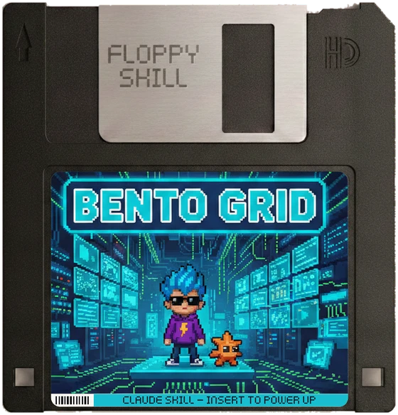 Bento Grid floppy